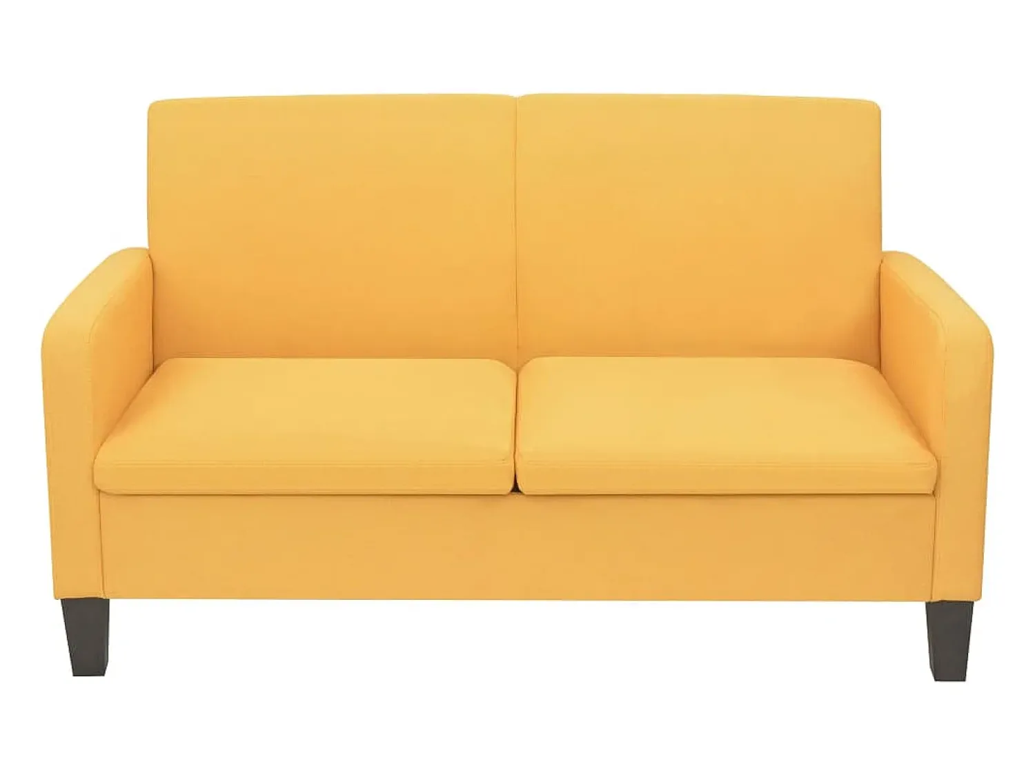 vidaxl Sofá de 2 lugares 135x65x76 cm^ Sofá