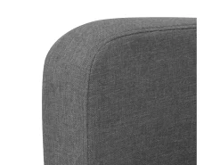 Clearance Sofá de 3 lugares 180x65x76 cm -escuro PT385920 Cinzento