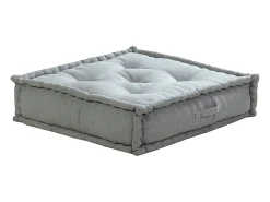 Sofá*Vente-unique Sofá de canto aberto modular em tecido de cor cinzenta DIROLA Cinzento
