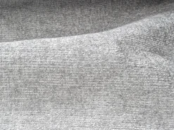 Sofá|Vente-unique Sofá de canto convertível abertura rápida reversível tecido ripas - 140 cm - 22 cm DARIELO Cinzento claro
