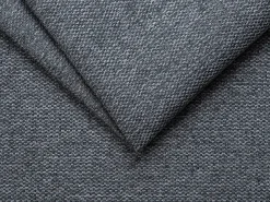 Sofá*Vente-unique Sofá de canto convertível abertura rápida em tecido cinzento antracite - 140 cm - 18 cm - CALITO Cinza antracite / Cinzento