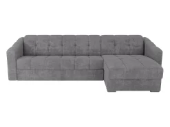 Vente-unique Sofá de canto convertível et reversível abertura rápida em tecido - 140 cm - 18 cm DARIELO^ Sofá