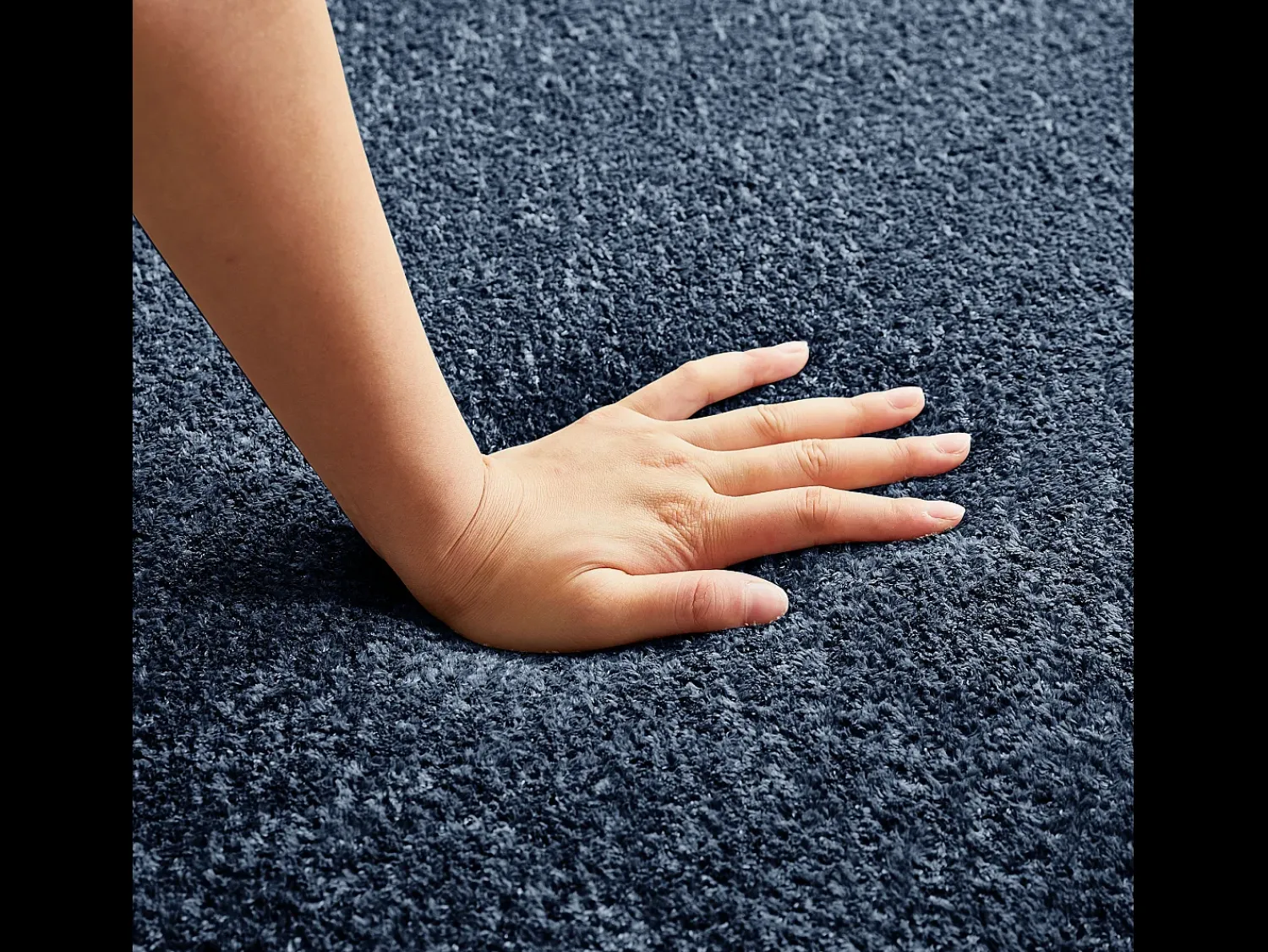 Hauss Spole Sofá de canto de 3 lugares com almofadas - Design curvo - Tecido de veludo^ Sofá