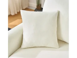 Best Hauss Spole Sofá de canto em forma de U com 3 lugares e espaço para arrumação - Sofá-cama em tecido chenille - Bege
