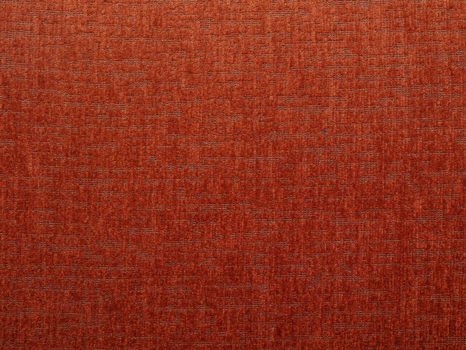 Clearance Vente-unique Sofá de canto esquerdo conversível deslizante em tecido chenille FARNETA Terracota