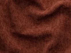 Vente-unique Sofá de canto esquerdo convertível tecido texturizado DAVISO Terracota
