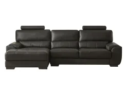 LINEA SOFA Sofá de canto esquerdo pele de qualidade superior METROPOLITAN II^ Sofá