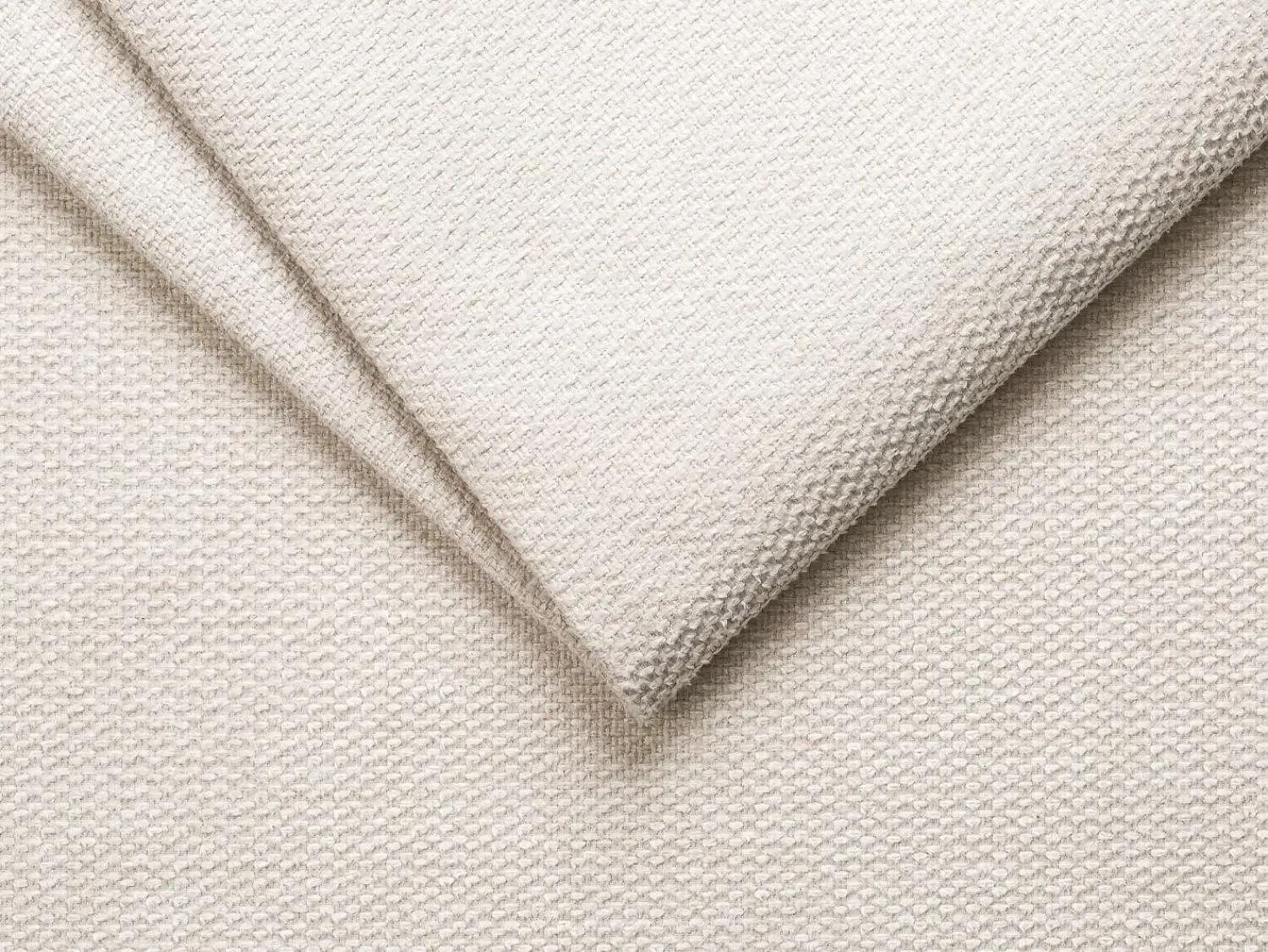 Vente-unique Sofá de canto reversível convertível abertura rápida em tecido - 160 cm - 18 cm - CALITO Bege