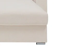 Vente-unique Sofá de canto reversível convertível abertura rápida em tecido - 160 cm - 22 cm - CALITO^ Sofá
