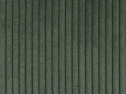Vente-unique Sofá de canto reversível e pufe em veludo canelado SPERONE de Pascal Morabito^ Sofá