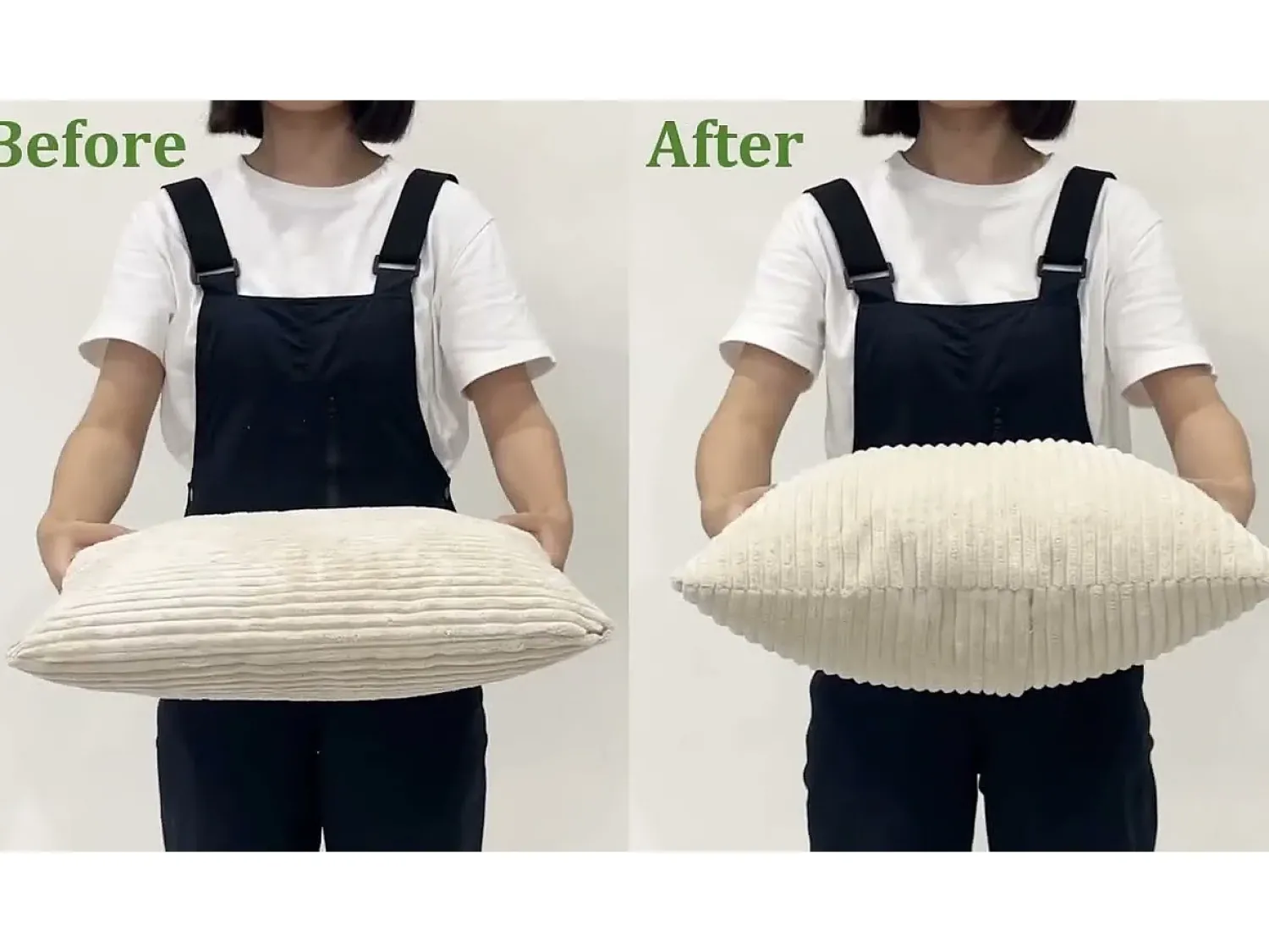 DripeX Sofá de veludo com nervuras com telhas de 3, grande sofá reto e acolchoado moderno com assentos extras profundos de 53cm - 2 almofadas - 220x76x84cm -^ Sofá