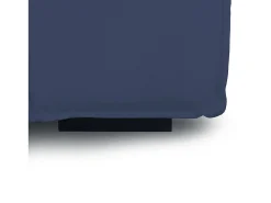 Sale Talamo Italia Sofá fixo Dflori, sofá modular de 3 lugares com península esquerda, 100% Fabricado na Itália, Sofá de tecido moderno, 300x170h70 cm, Azul