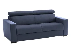 Talamo Italia Sofá fixo Dpanad, ofá de 2 lugare, 100% Fabricado na Itália, Sofá da ala, em tecido acolchoado, com apoio de cabeça ajutávei â€<â€<e braço fino, 160x95h85 cm,^ Sofá