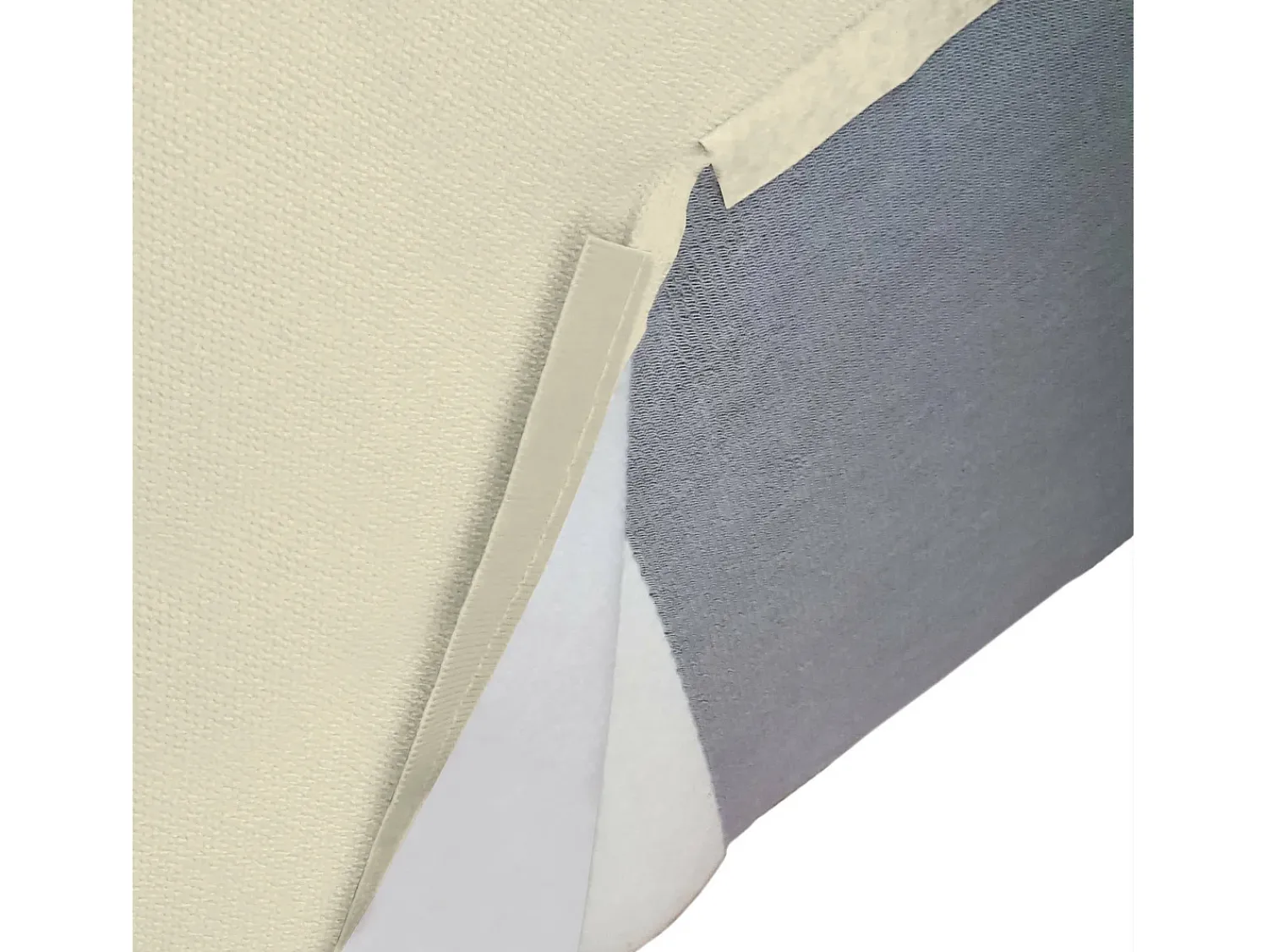 New Talamo Italia Sofá fixo Lidia, Sofá modular grande de 2 lugares com península direita, 100% Fabricado na Itália, Sofá de tecido moderno, 240x170h70 cm, Bege
