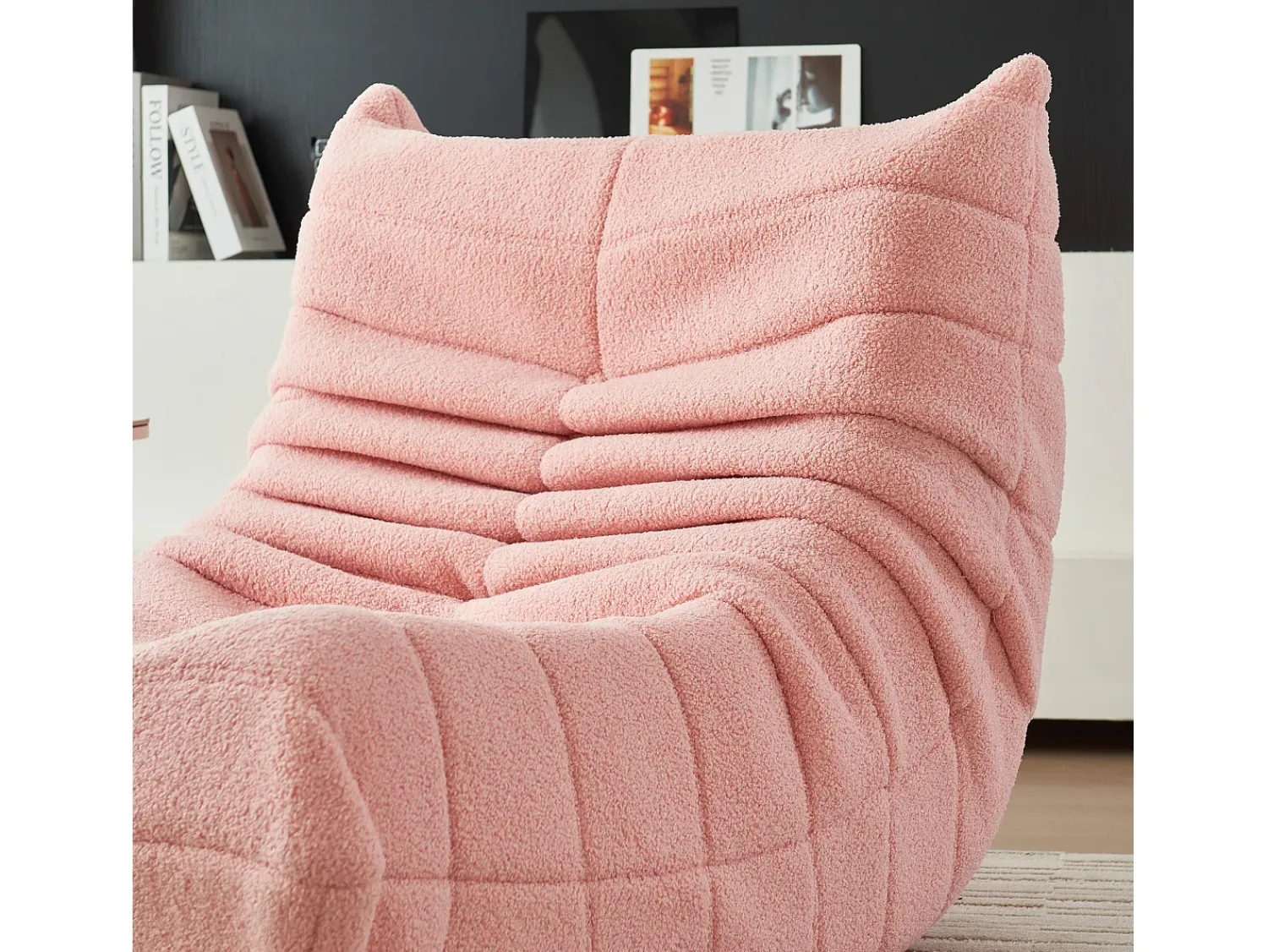 Poltrona* Sofá individual Chillsessel, poltrona preguiçosa, Rosa