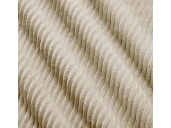 Sofá*DripeX Sofá modular 3 lugares + 3 puff - veludo côtelê - com 3 almofadas - densidade assento 32kg/m³ - 298x178x70cm - Bege