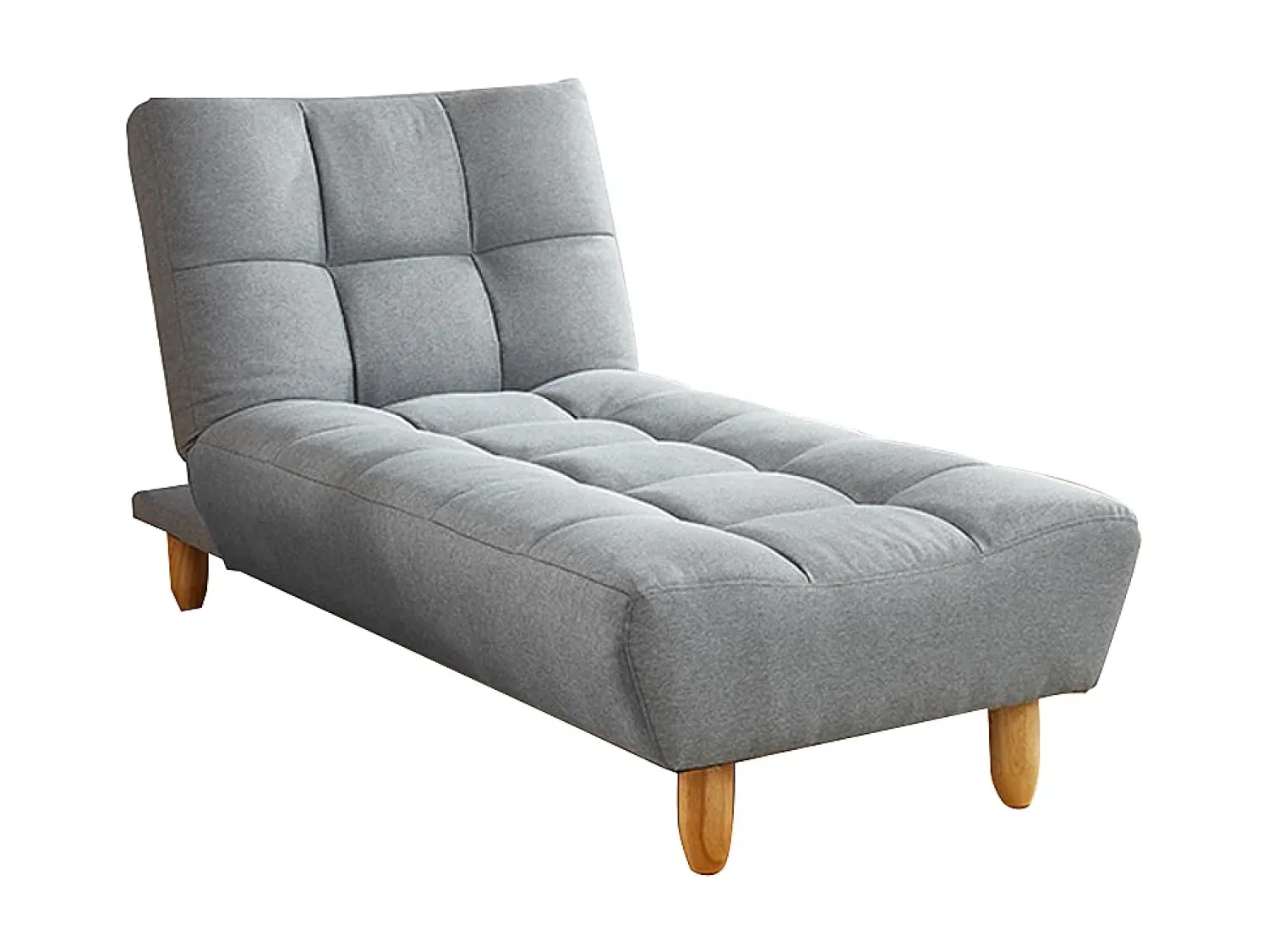 Vente-unique Sofá modular convertível ESTEBAN em tecido cinza^ Sofá