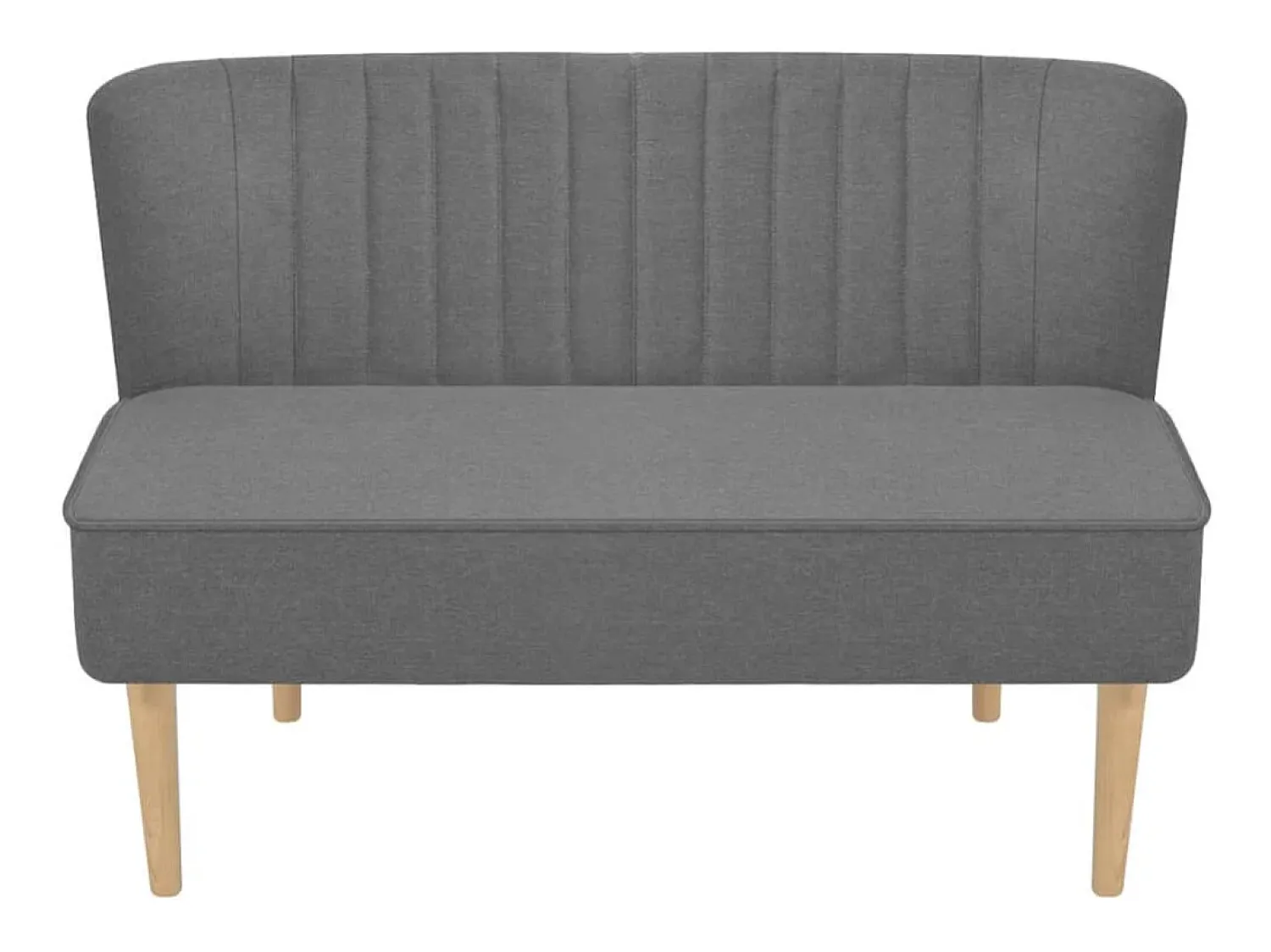 Sofá| Sofá tecido 117x55,5x77 PT461558 Cinzento claro