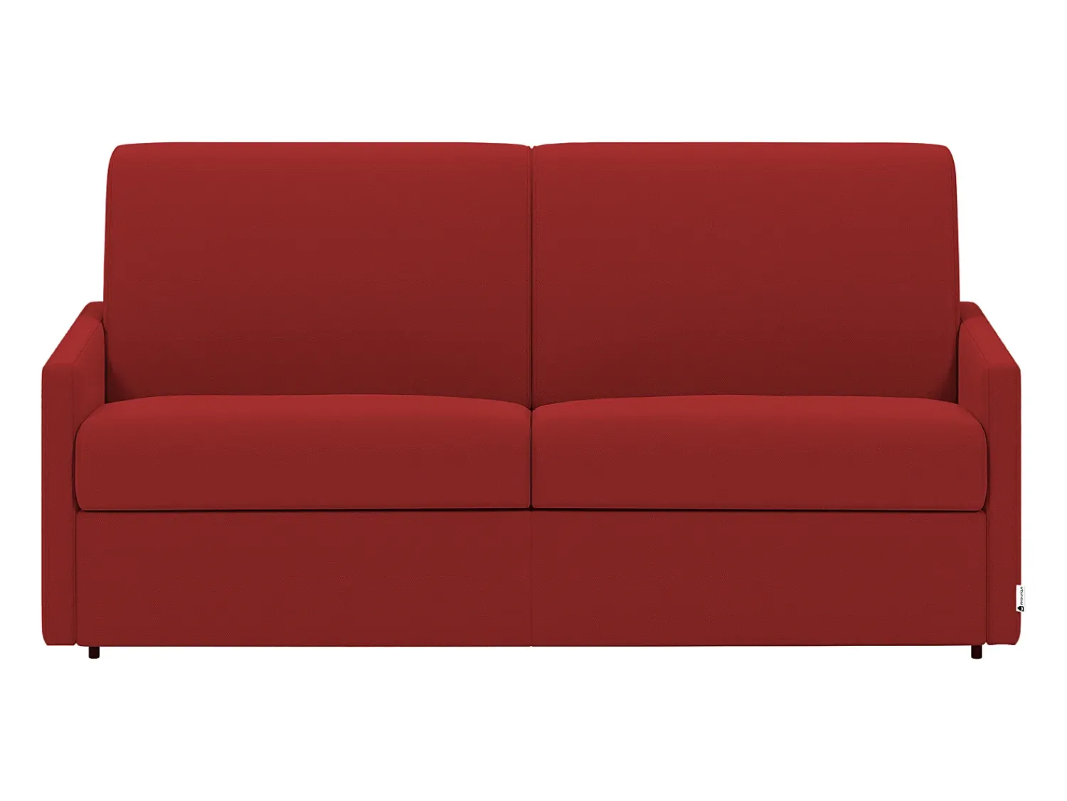 Vente-unique Sofá-cama abertura rápida em tecido assento memória de forma 120 cm colchão 18 cm CALIFE^ Sofá