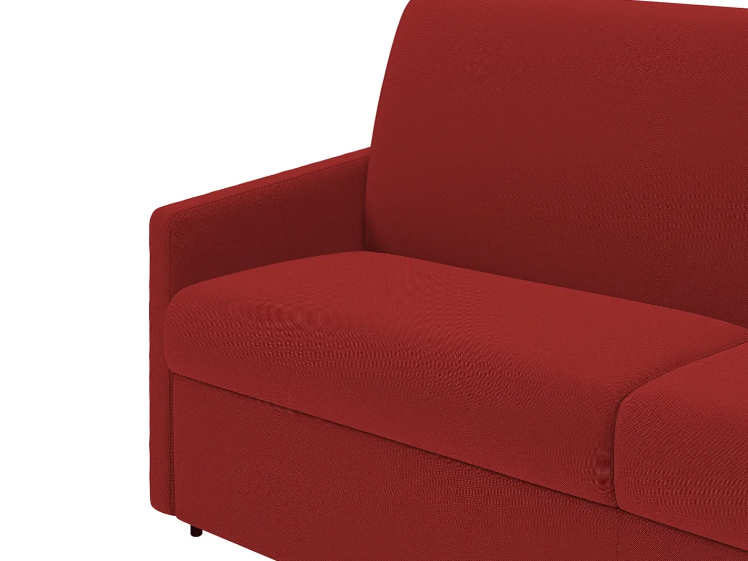 Vente-unique Sofá-cama abertura rápida em tecido assento memória de forma 120 cm colchão 18 cm CALIFE^ Sofá