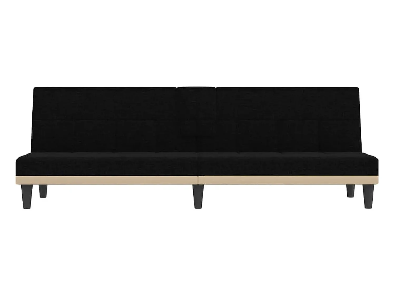 Sofá-cama com suporte para copos tecido PT370858^ Sofá