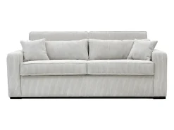 Vente-unique Sofá-cama conversível Express em veludo cotelê , com estrado de ripas de 160 cm e 16 cm de espessura, MONDOVI^ Sofá