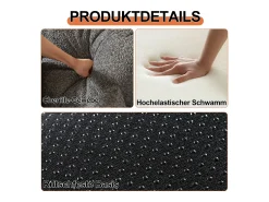 Hauss Spole Sofá-cama convertível - Um lugar - Tecido chenille^ Poltrona