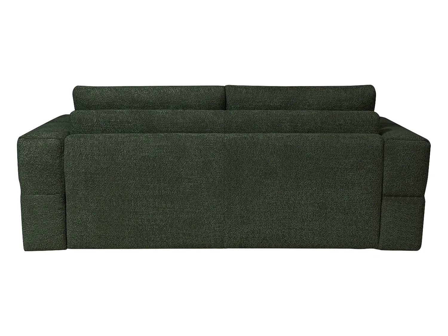 Vente-unique Sofá-cama de 3 lugares abertura rápida em tecido bouclé colchão 13 cm ISSORO^ Sofá
