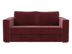 Vente-unique Sofá-cama de 4 lugares abertura rápida em tecido chenille ripas largas -14cm LORETO^ Sofá