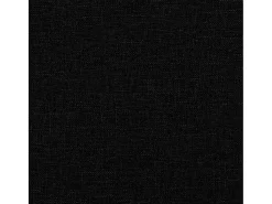 Clearance vidaxl Sofá-cama de 2 lugares com apoio de pés tecido Preto