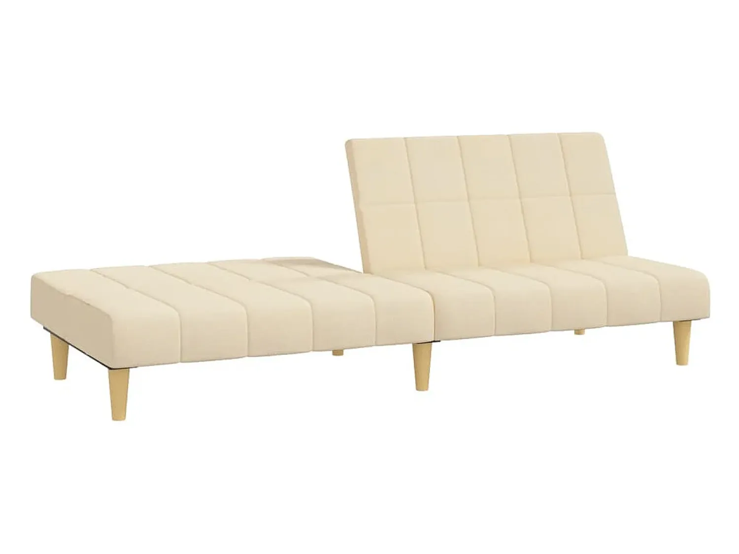 Sofá-cama de 2 lugares tecido cor PT186215^ Sofá