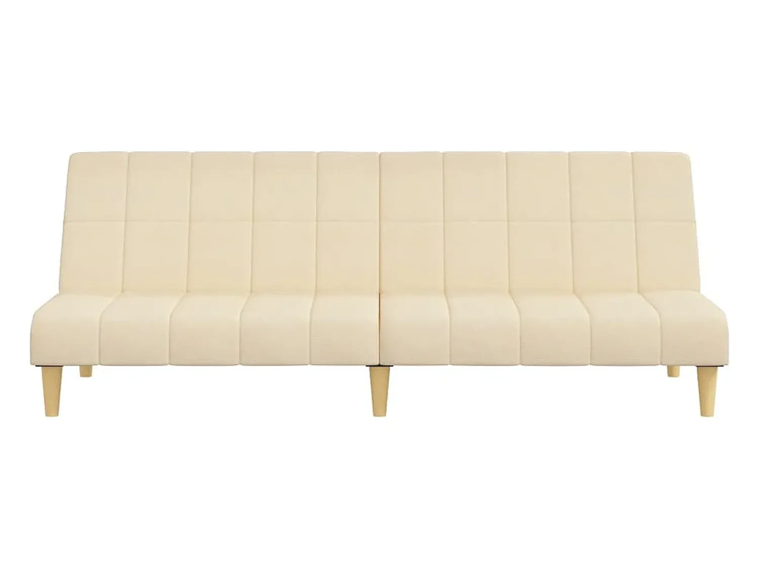 Sofá-cama de 2 lugares tecido cor PT186215^ Sofá