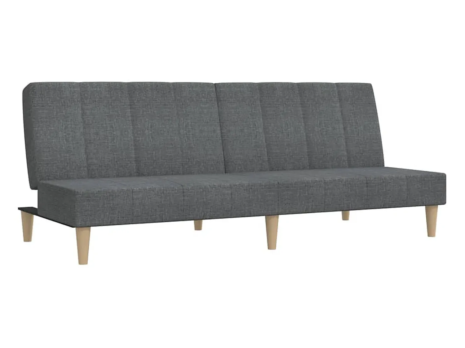 Best vidaxl Sofá-cama de 2 lugares tecido -claro Cinzento