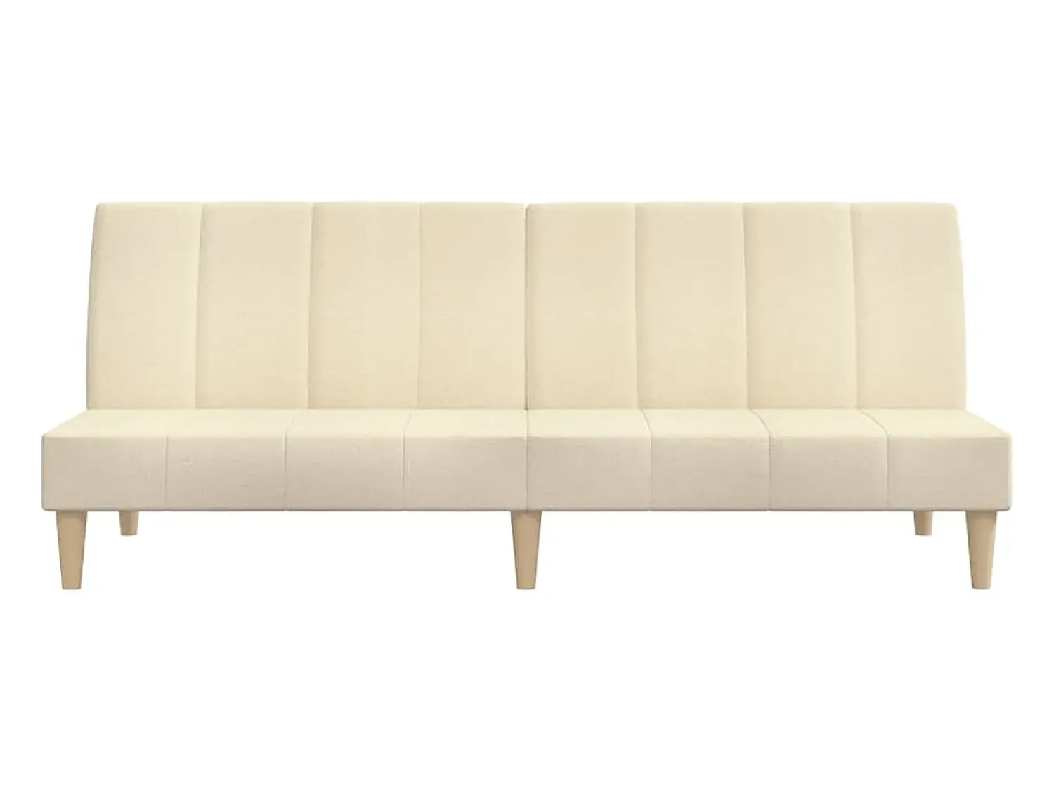 Sofá| Sofá-cama de 2 lugares tecido cor PT871392 Creme