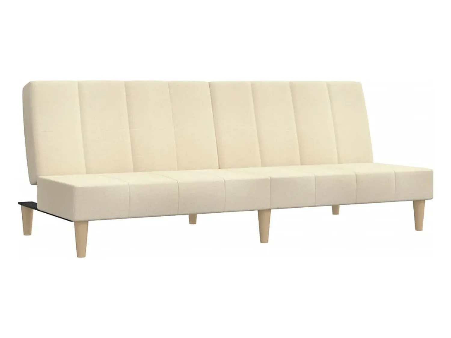Sofá| Sofá-cama de 2 lugares tecido cor PT871392 Creme