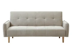 Vente-unique Sofá-cama de 3 lugares tipo clic-clac em tecido SONIATA^ Sofá