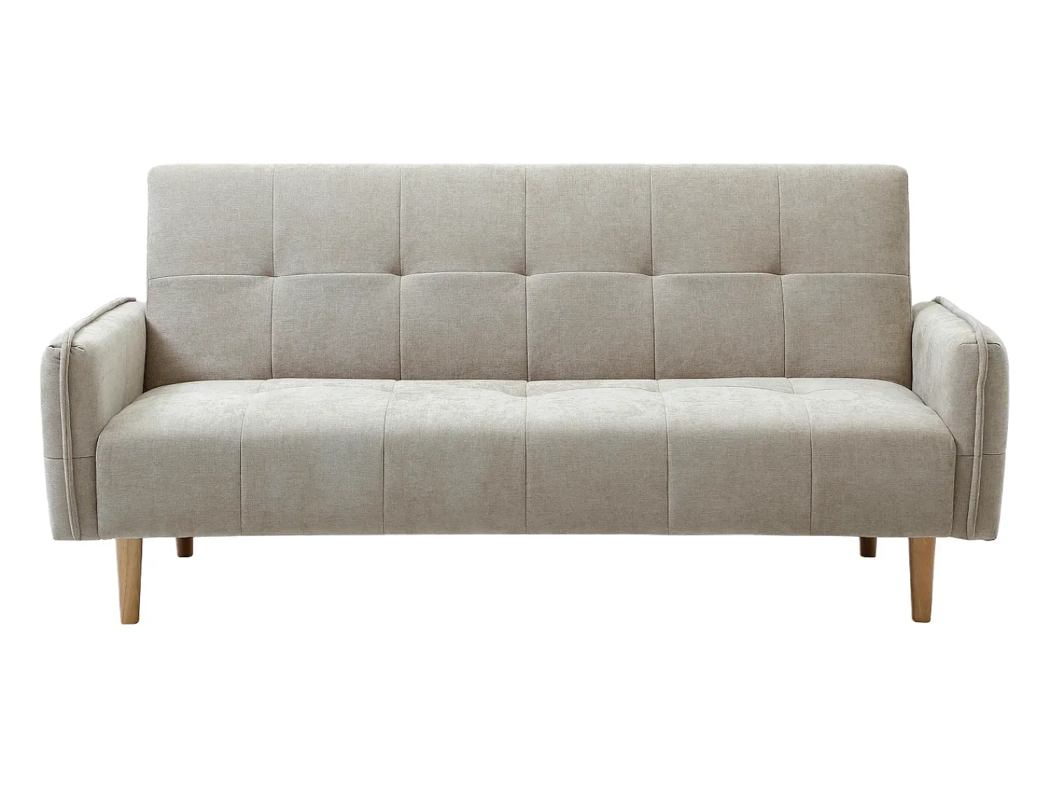 Vente-unique Sofá-cama de 3 lugares tipo clic-clac em tecido SONIATA^ Sofá