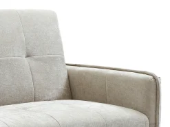 Vente-unique Sofá-cama de 3 lugares tipo clic-clac em tecido SONIATA^ Sofá