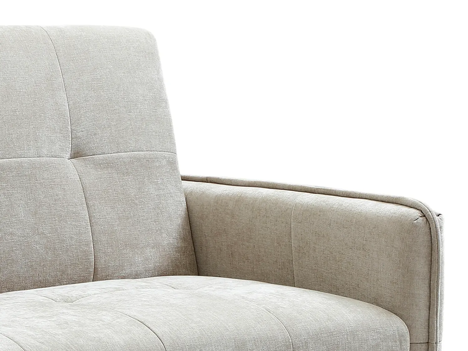 Vente-unique Sofá-cama de 3 lugares tipo clic-clac em tecido SONIATA^ Sofá