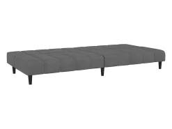 Discount vidaxl Sofá-cama de 2 lugares veludo -escuro Cinzento