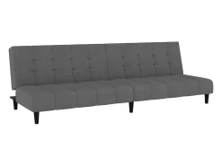 Sofá| Sofá-cama de 2 lugares veludo -escuro PT722630 Cinzento
