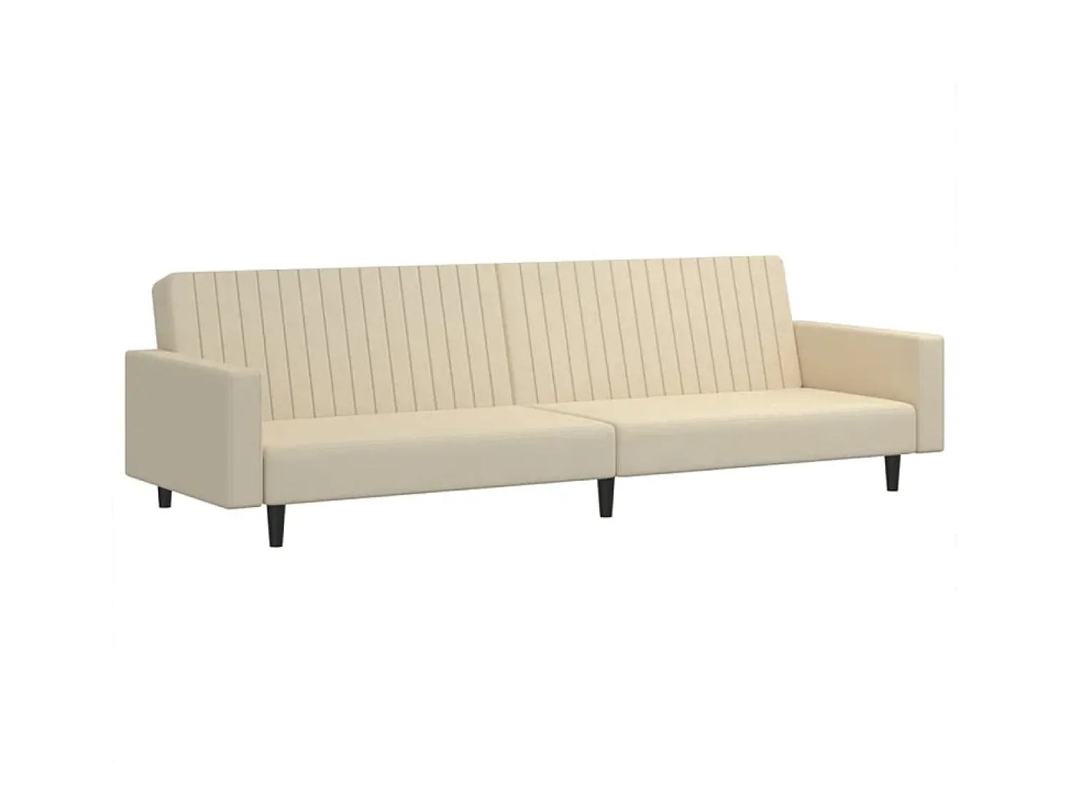Sale Sofá-cama de 2 lugares veludo cor PT981626 Creme