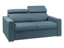 Vente-unique Sofá-cama em tecido com assento de espuma memory 120 colchão de espuma memory 22cm VIZIR^ Sofá