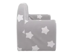 Sofá* Sofá-cama infantil 2 lugares c/ estrelas pelúcia -claro PT471628 Cinzento