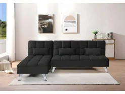 Saldosystocks Sofá-Cama Noelia XL Chaise Longue 234cm Cinza^ Sofá
