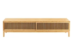 Móvel De Tv*Helloshop26 Suporte de TV de bambu com design exclusivo 180 x 40 x 38 cm cor natural código 03_0007874 Castanho