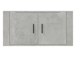 Móvel De Tv*Helloshop26 Suporte de TV multimídia prateleira de TV aparador de TV montado na parede adequado para sala de jantar sala de estar quarto 80 x 34,5 x 40 cm cinza 02_0027805 Cinzento