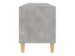 Móvel De Tv|Helloshop26 Suporte de TV multimídia prateleira de TV aparador de TV sala de jantar sala de estar quarto 100 x 345 x 445 cm madeira projetada cinza 02_0025475 Castanho