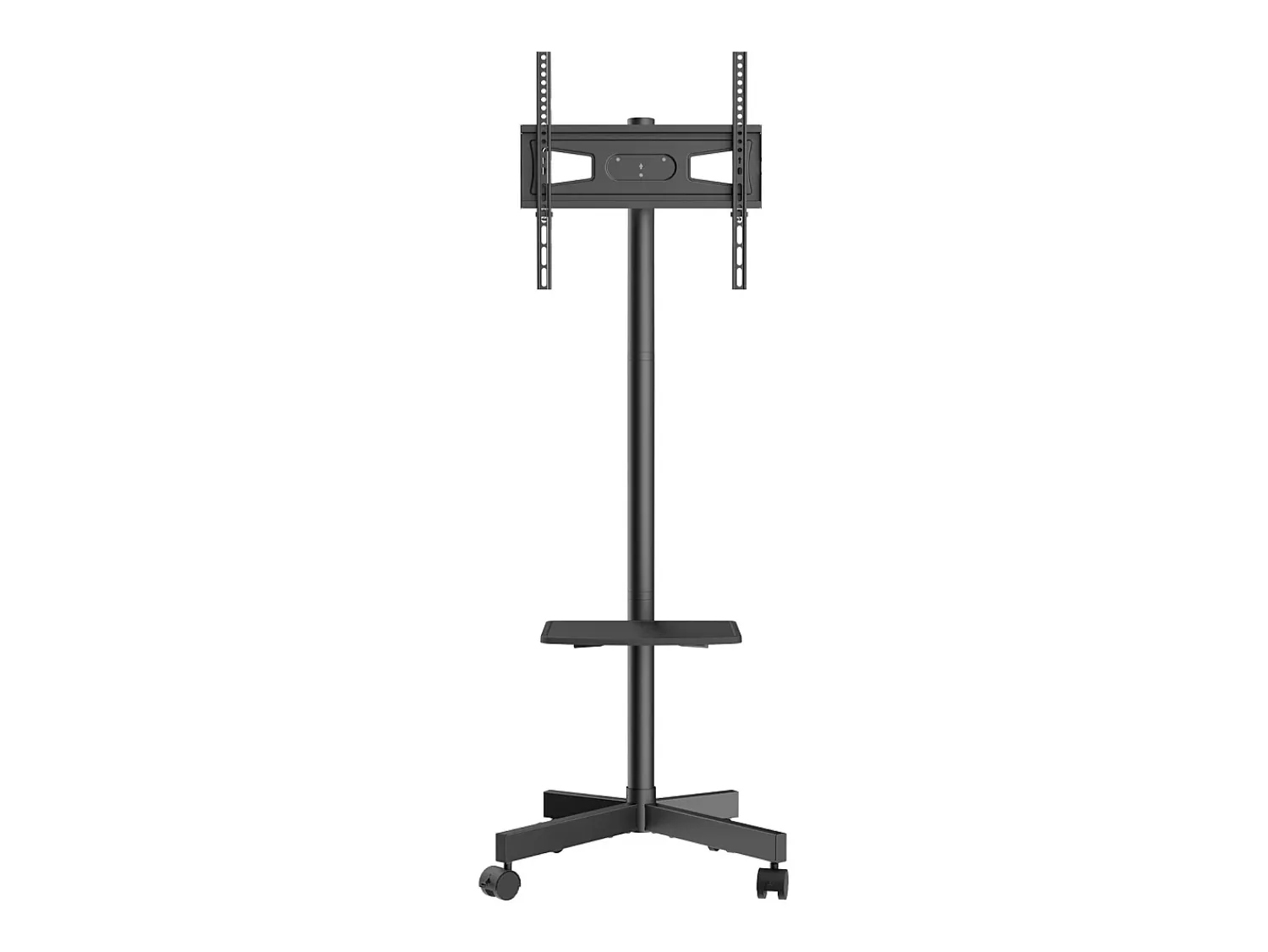 Móvel De Tv| Suporte de TV SucceBuy Móvel para Televisores de 58 a 152cm, com Rodas e Bandeja, Portátil, Fácil de Mover em Diferentes Cômodos Preto