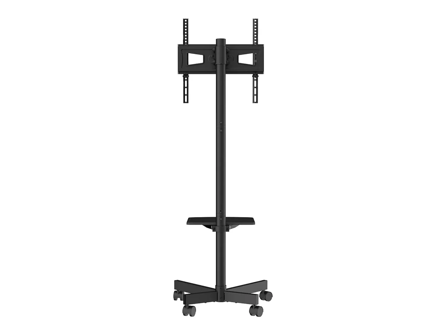 Móvel De Tv| Suporte de TV SucceBuy Móvel para Televisores de 58 a 152cm, com Rodas e Bandeja, Portátil, Fácil de Mover em Diferentes Cômodos Preto